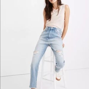 Madewell The Momjean Gilford Wash: Ripped Edition